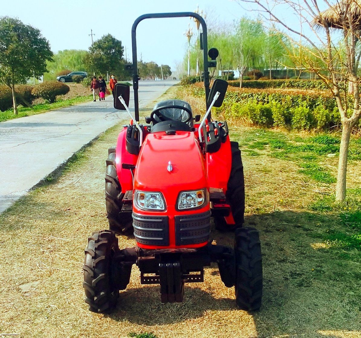 Hst Tractor with Front Loader and Backhoe