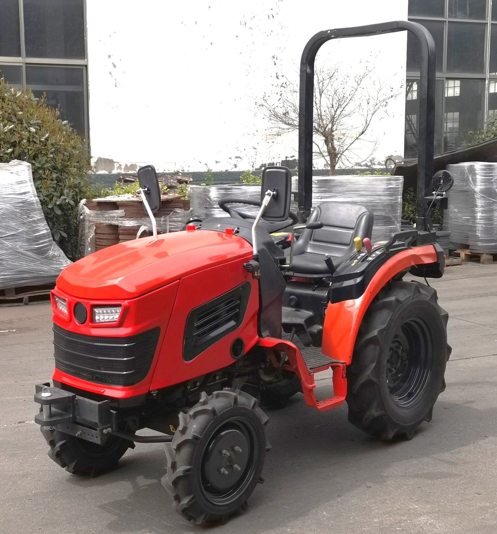 Mini Compact Tractor with Bi-Speed Turn and MID Mount Mower Deck